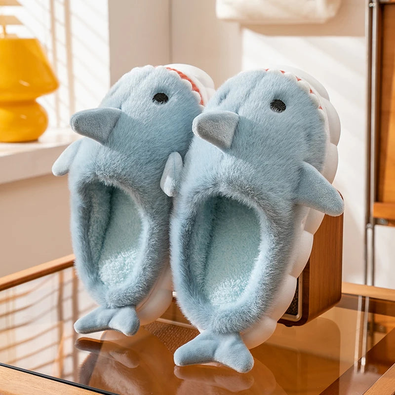 SHOEGEEᵀᴹ Cozy Shark Slippers - Shoegee