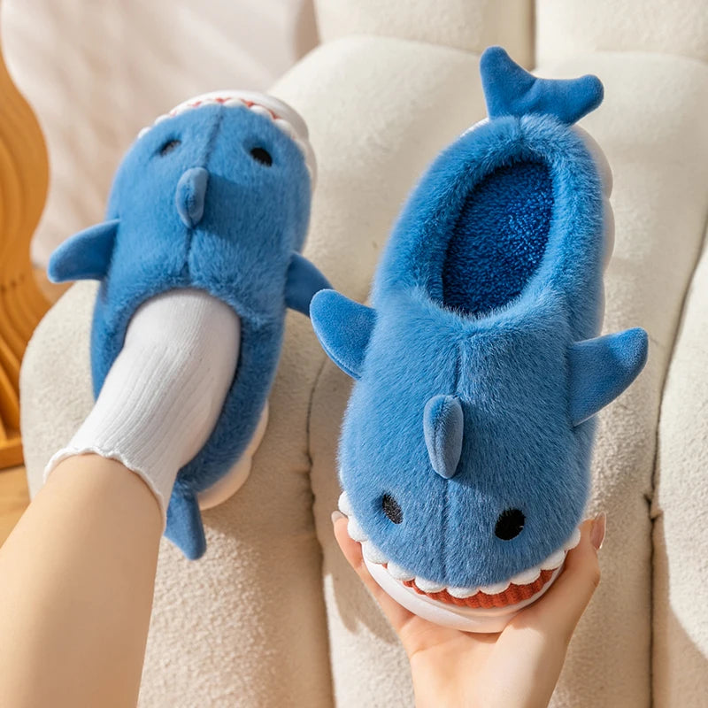 SHOEGEEᵀᴹ Cozy Shark Slippers - Shoegee