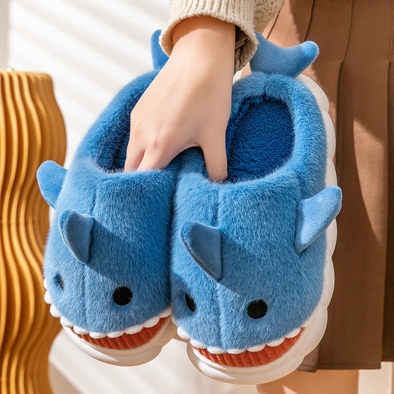 SHOEGEEᵀᴹ Cozy Shark Slippers - Shoegee