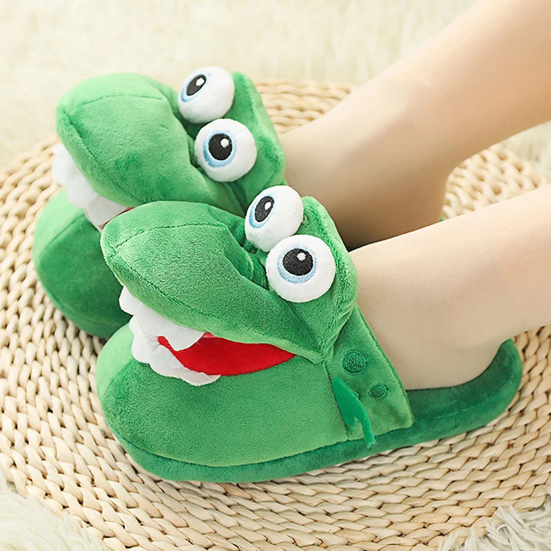 SHOEGEEᵀᴹ Cozy Crocodile Slippers - Shoegee