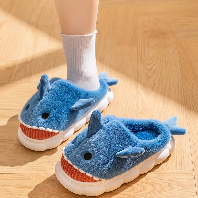 SHOEGEEᵀᴹ Cozy Shark Slippers - Shoegee