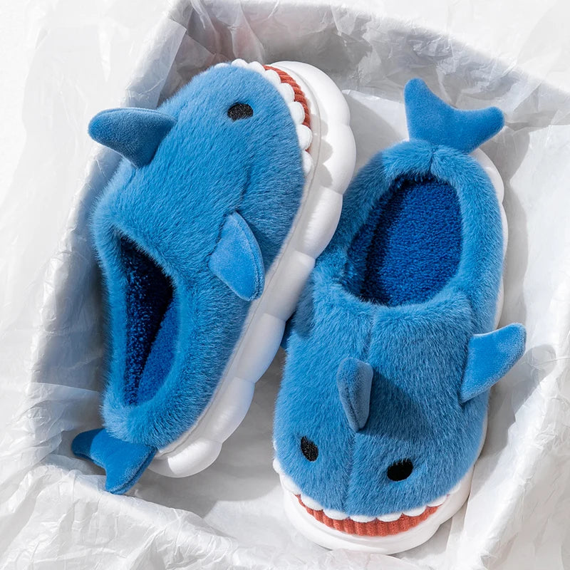 SHOEGEEᵀᴹ Cozy Shark Slippers - Shoegee