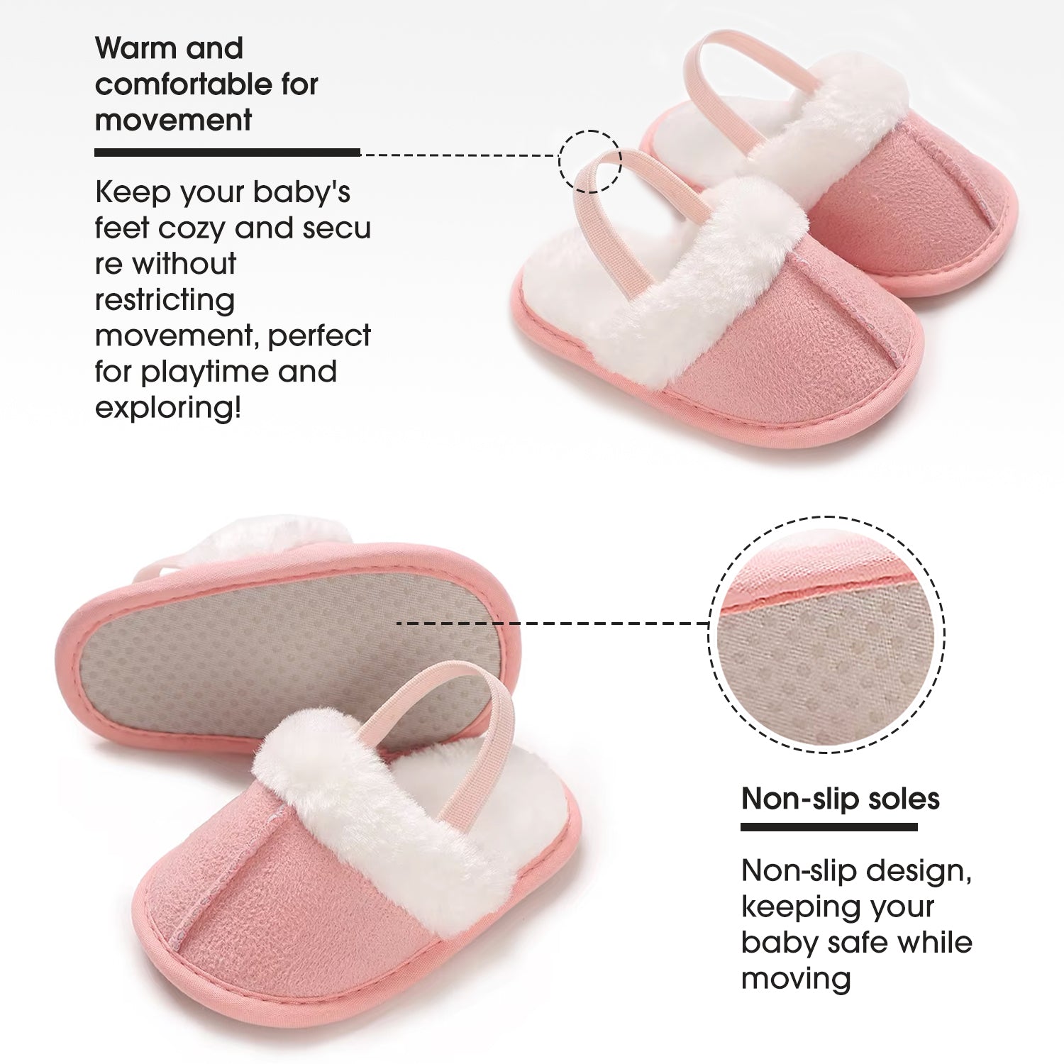 SHOEGEEᵀᴹ Cozy Baby Slippers - Shoegee