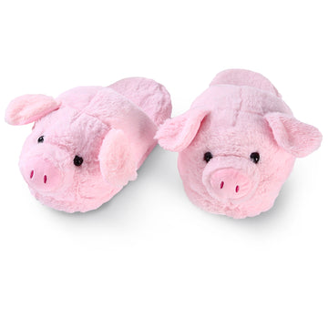 SHOEGEEᵀᴹ Pink Pig Slippers