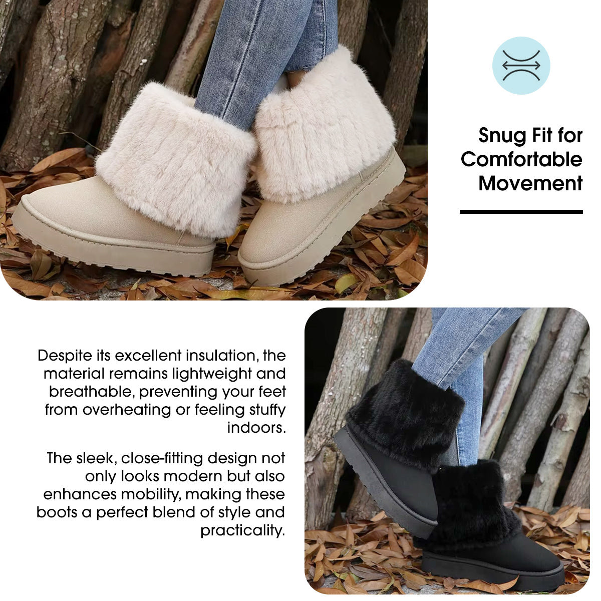 SHOEGEEᵀᴹ Women's Snow Boots - Shoegee